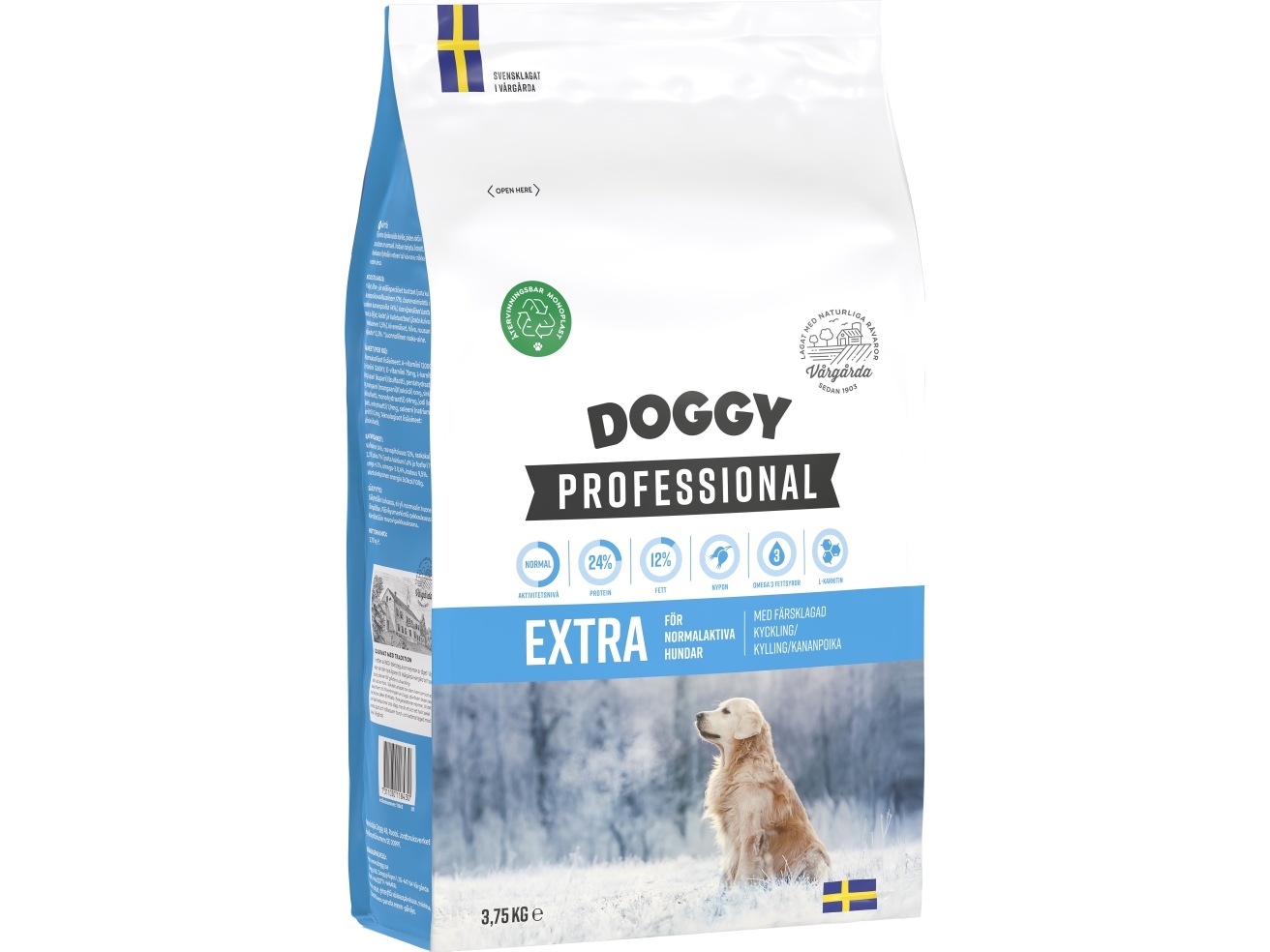 Doggy Professional Extra Hundefutter 3,75 Kg