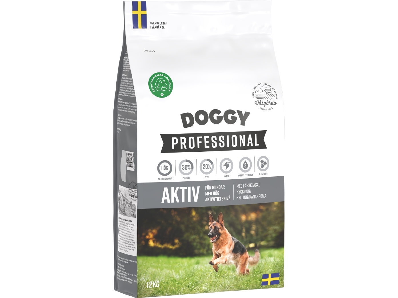 Doggy Professional Aktiv Hundefutter 12Kg
