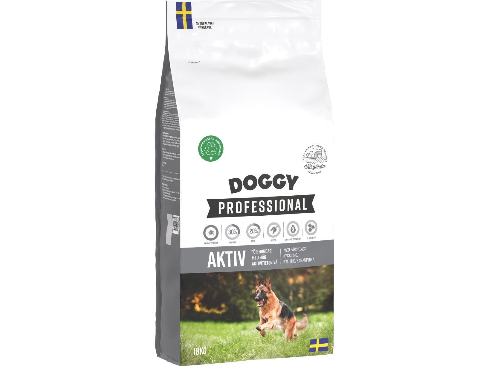 Doggy Professional Aktiv Hundefutter 18Kg