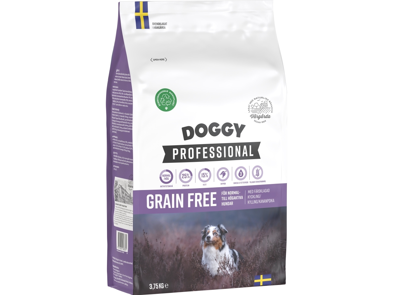 Doggy Professional Getreidefreies Hundefutter 3.75Kg