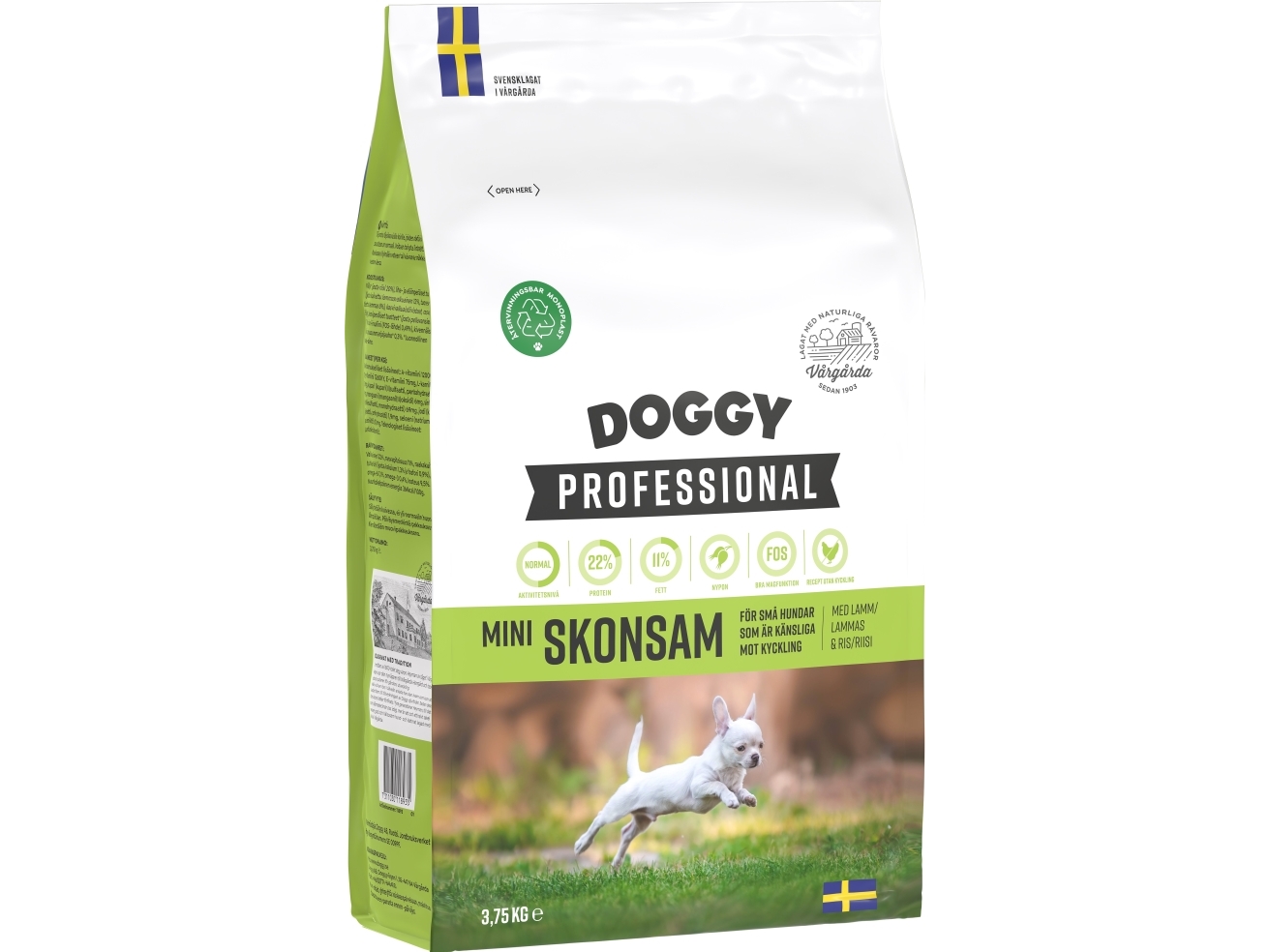 Doggy Professional Mini Gentle Hundefutter 3.75Kg