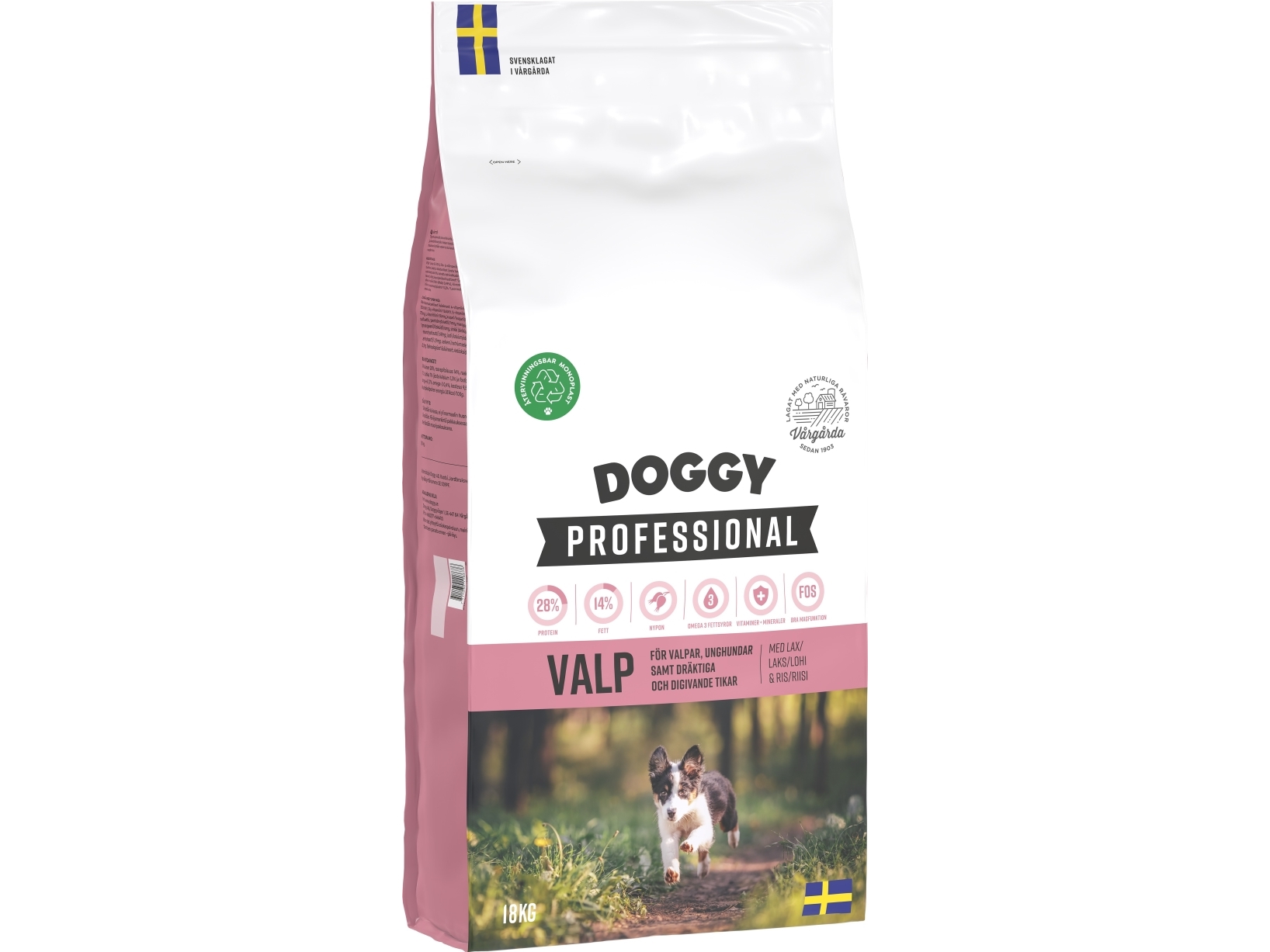 Doggy Professional Valp Hundefutter 18Kg