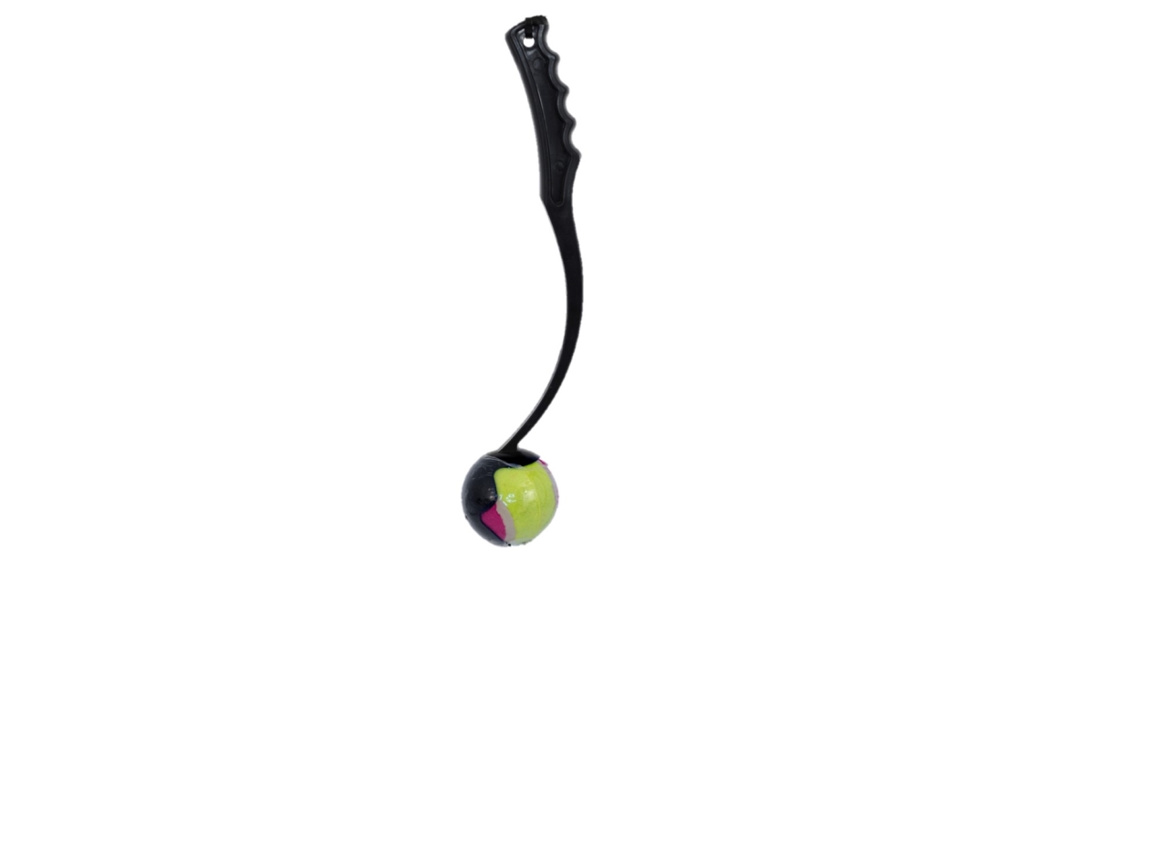 Dogman Leketøy Ballkaster Wille Svart 34cm