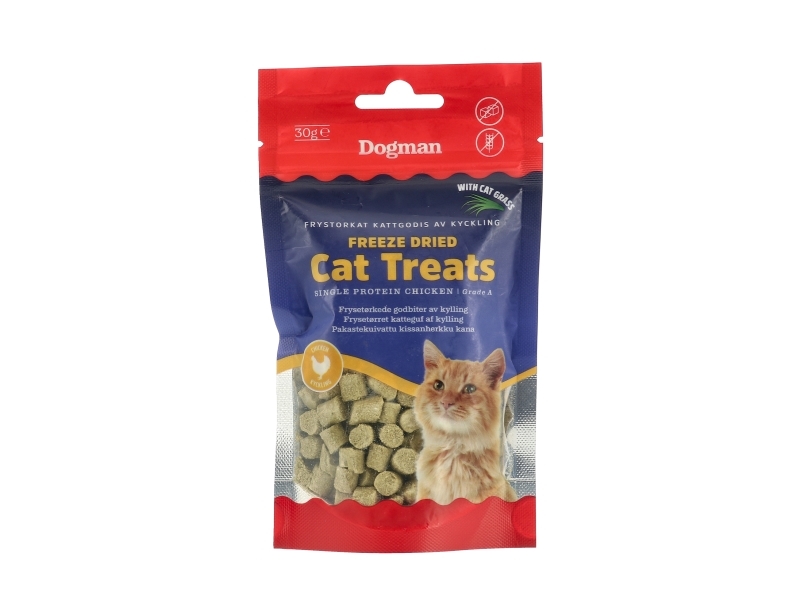 Dogman Freeze Dried Chicken Kattgodis 30g | Sällskapsdjur - Katt - Kattgodis | GameStuff