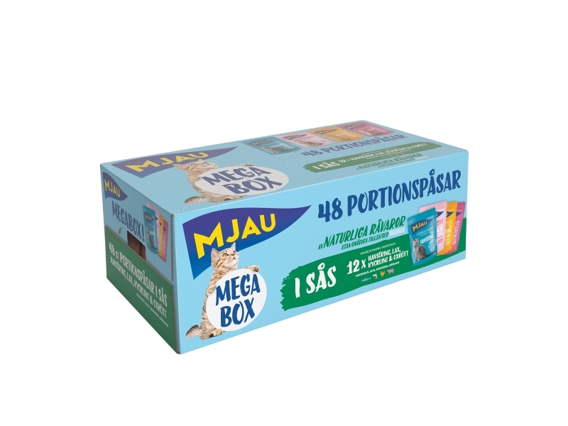 Doggy Megabox Kött O Fisk 85Gx48st