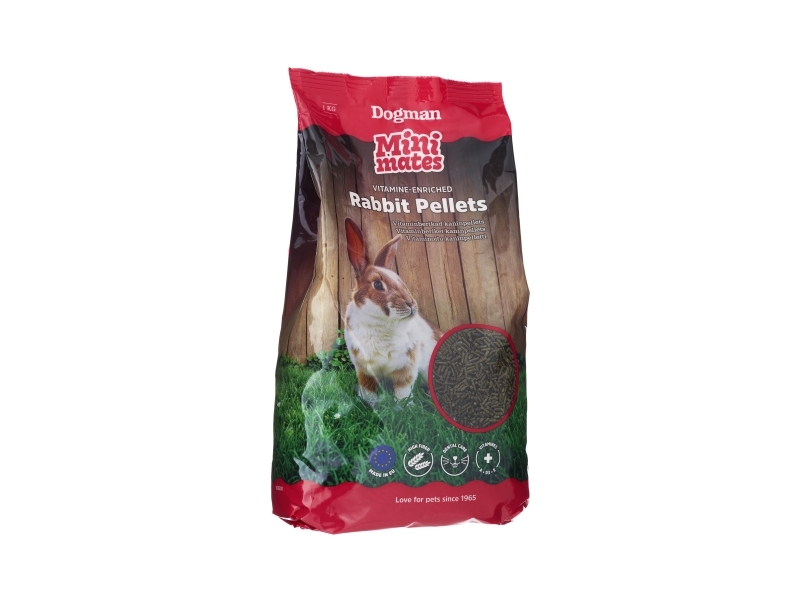 Dogman Mini Mates Kanin Pellets 1kg | Sällskapsdjur - Gnagare - Mat | GameStuff