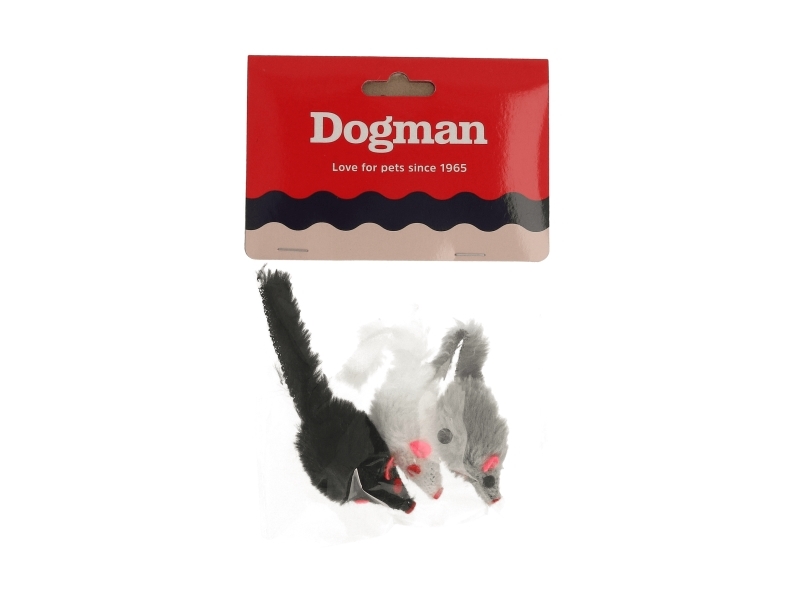 Dogman Kattelegetøj Mini Mus