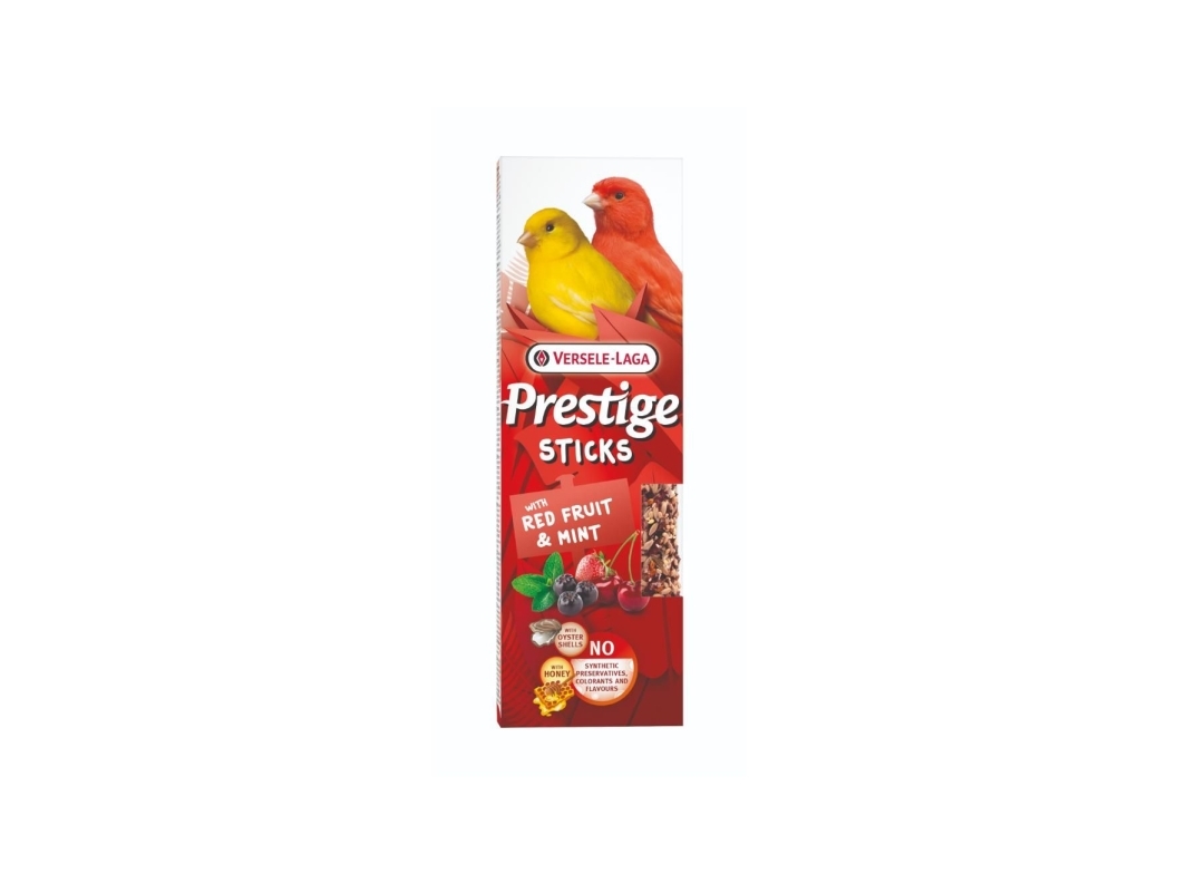 Versele Laga Prestige Sticks Canaries Red Fruit & Mint 2p