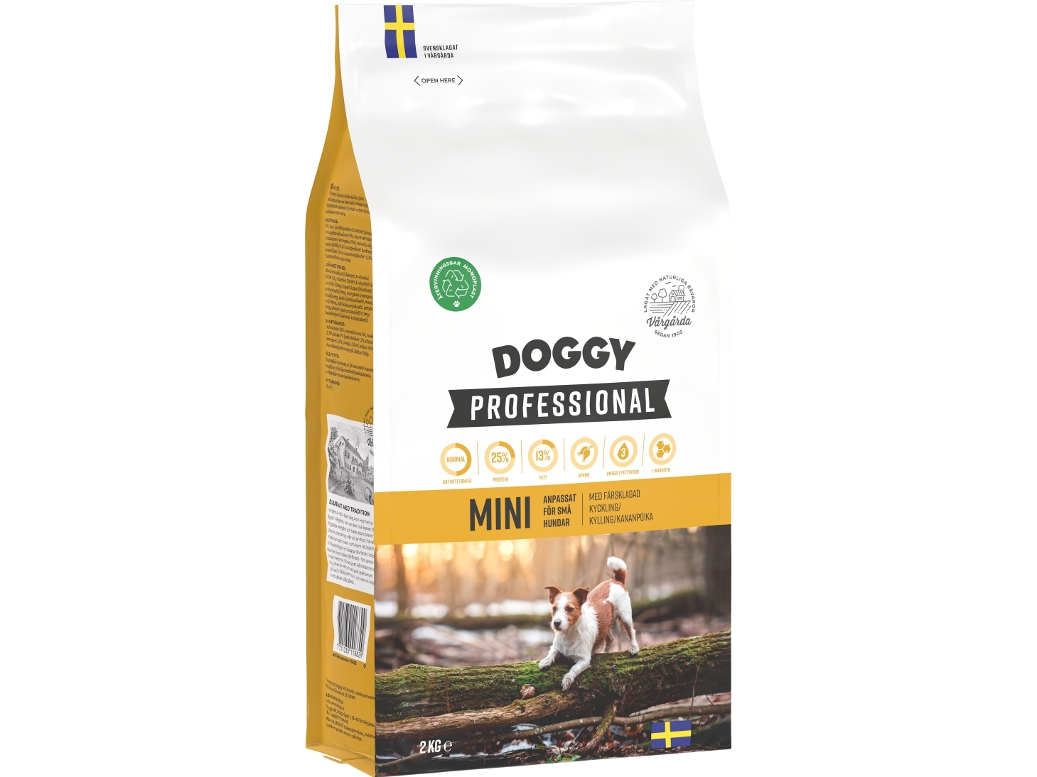 Doggy Professional Mini Hundfoder 2Kg