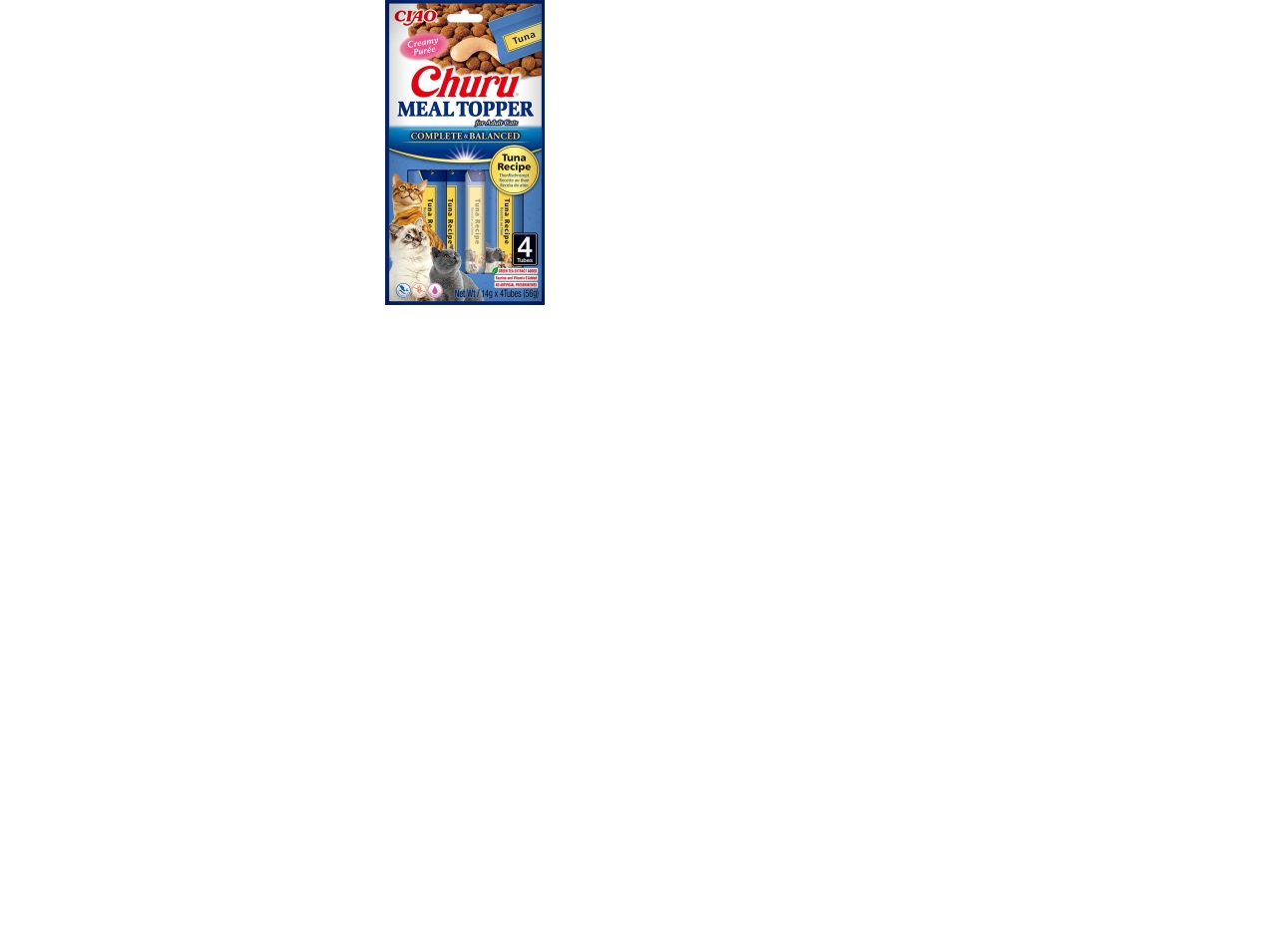 Churu Cat Meal Topper Tuna 4X14g