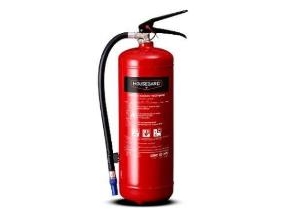 Housegard Feuerlöscher Pulver 6Kg. Mit Wandhalterung - 1880029