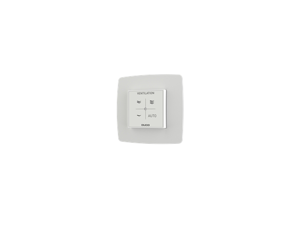 Duco Humidity Room Sensor With Control Rf/Wired, White