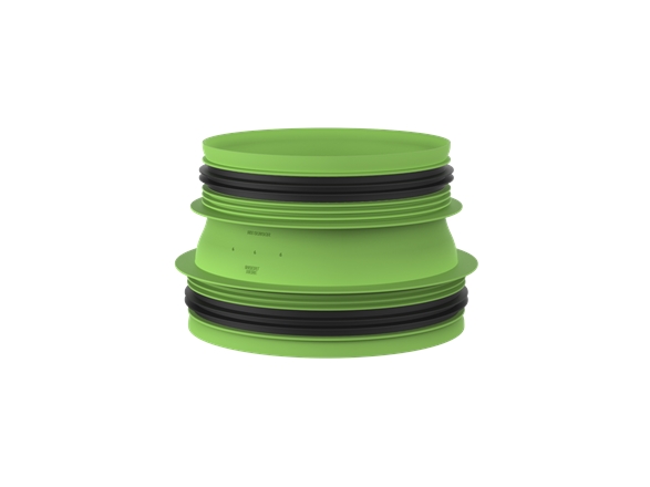Duco Connection Piece With Joint D180/D160 (M/M)