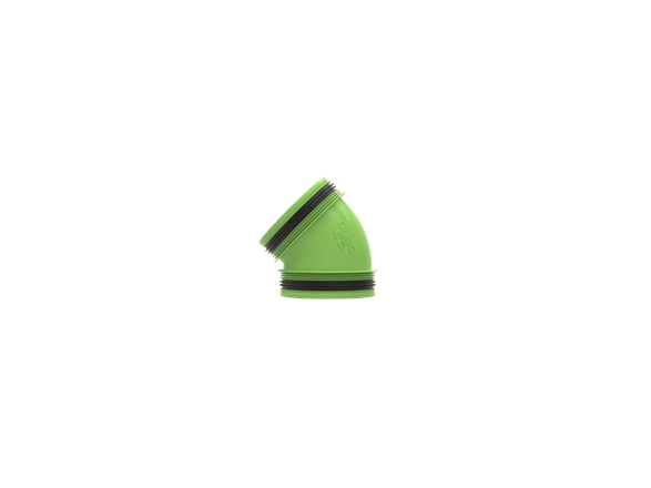 Duco Connection Piece 45° With Joint D160/D160 (M/M)