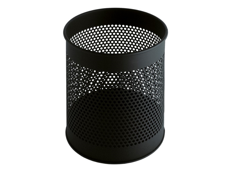 Altpapierkorb, V-Teil, Schwarz, Stahl