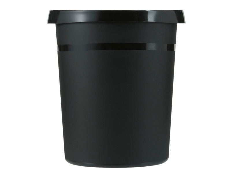 Papirkurv, V-Part, Sort, Plast
