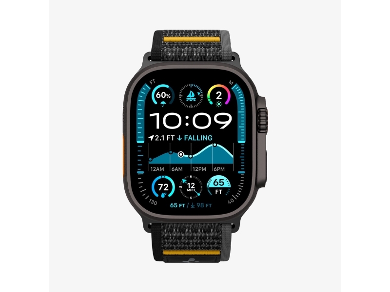 Spigen Athlex Air, Band, Smartwatch, Svart, Apple, Apple Watch 49/46/45/44mm, Tyg | Hälsa - Pulsklockor - Tillbehör | GameStuff