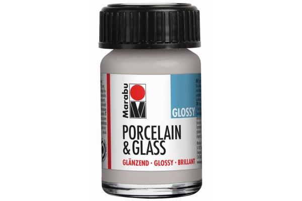 Porcelain & Glass Glossy 15Ml, Metallic Silver 782