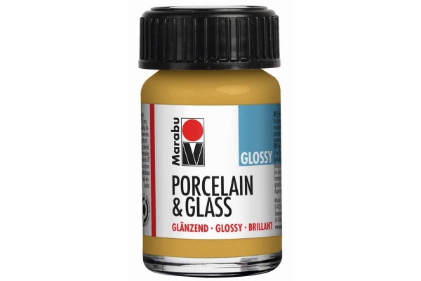 Porcelain & Glass Glossy 15Ml, Metallic-Gold (784)