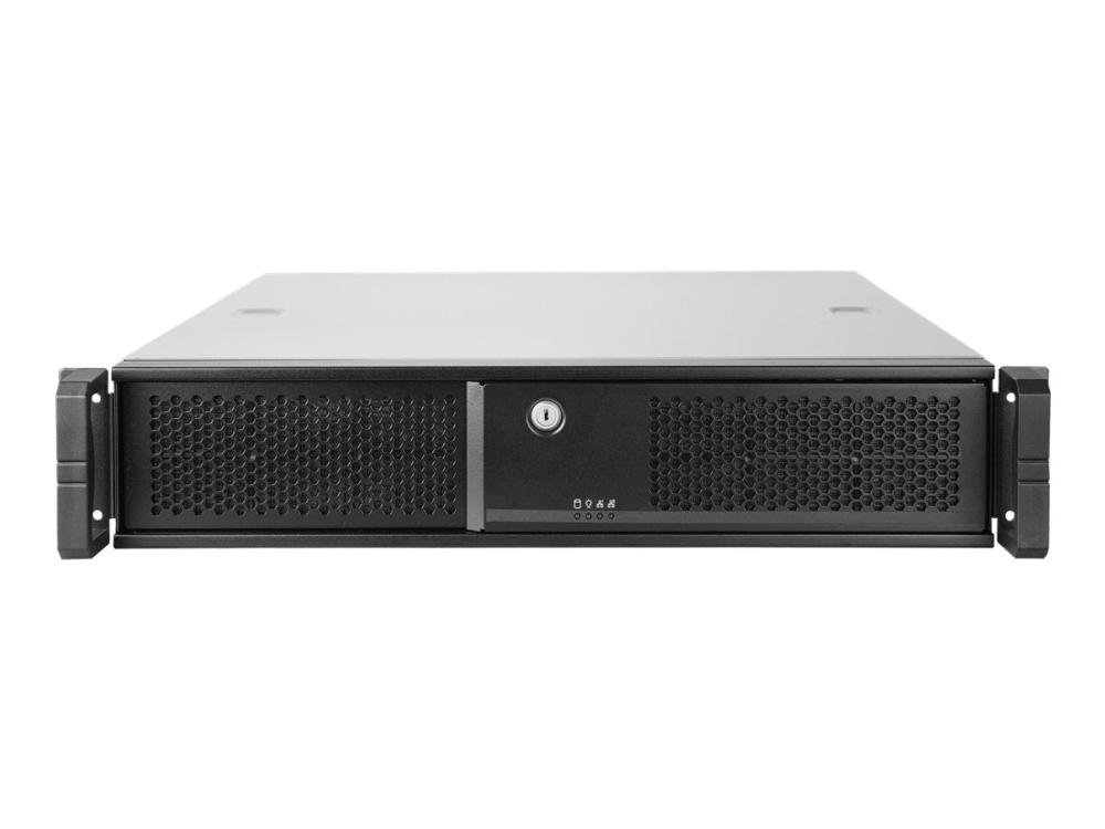 Chieftec UNC-209S-B-OP - Rack-monterbar 2U - ATX - ingen strømforsyning (ATX) - sort