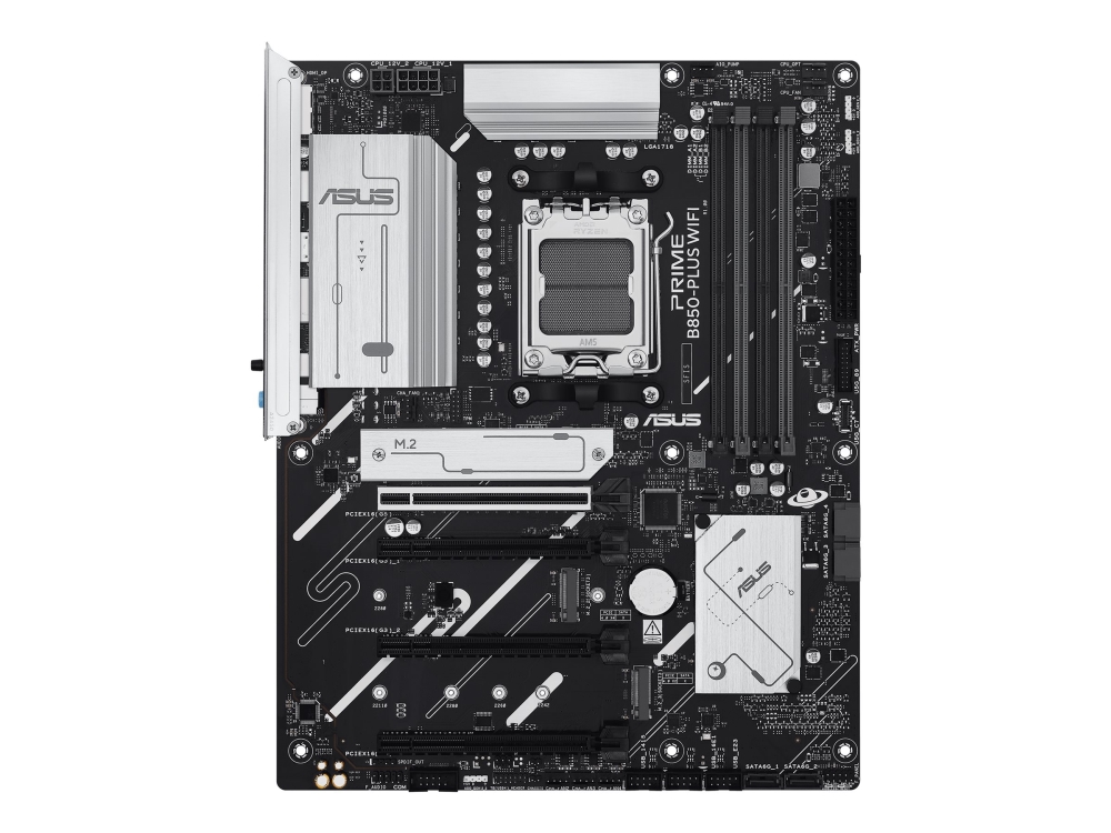 Asus Prime B850-Plus Wifi - Motherboard - Atx - Sockel Am5 - Amd B850 Chipsatz - Usb-C 3.2 Gen2, Usb 3.2 Gen 2, Usb 3.2 Gen 1, Usb-C 3.2 Gen 1 - 2,5