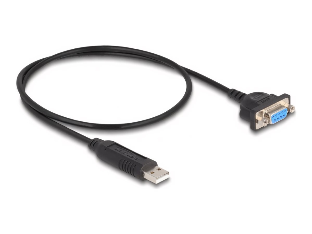 Delock - Seriell adapter - USB 2.0 - RS-232 - svart | Datortillbehör - Kablar & adaptrar - Adaptrar | GameStuff