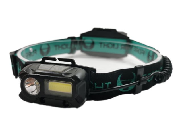 "Telforceone" Led Priekinis Žibintas Sporty Xp-E 3W + Cob 3W 160Lm 1200Mah Forever Light