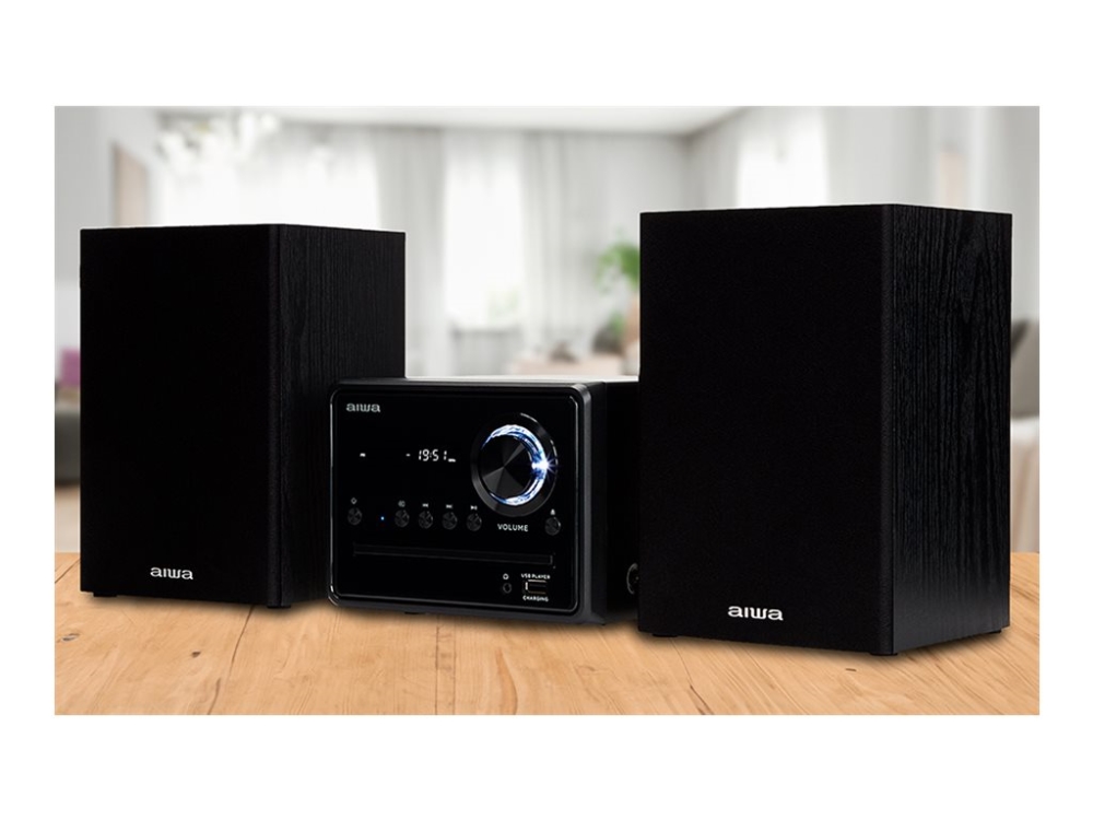 Hifi Micro stereoanlæg med Bluetooth