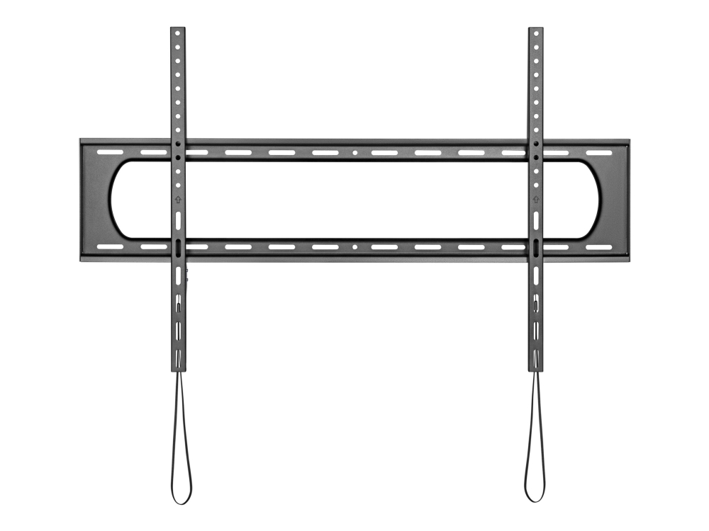 DELTACO - Monteringssats (väggfäste) - kraftig - för böjd/platt panel - fixed, up to 120 kg - svart - skärmstorlek: 60-120 | TV, Ljud & Bild - Projektor og Projektorduk - Projektorstativ & fästen | GameStuff