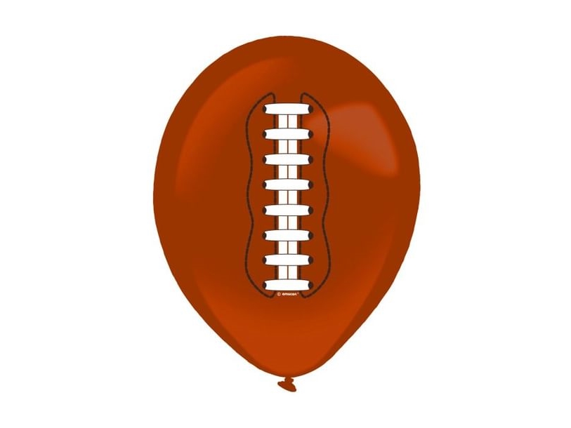 Touchdown latex balloner, 6 stk