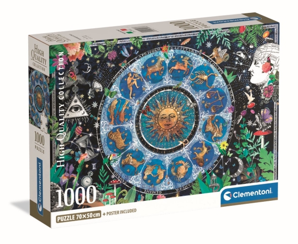 Clementoni Puslespil 1000 Pcs CB High Quality Collection Astrological Chart