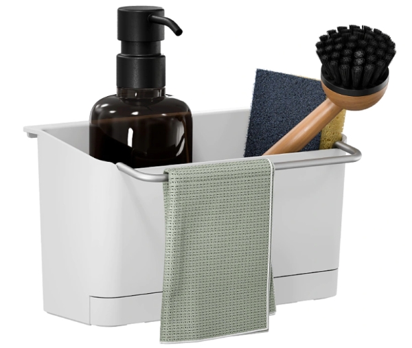 TESA 70046-00000-01, Hållare, Korg, Fristående, Vit, Plast, Rektangel | Stickproppar och uttag | GameStuff