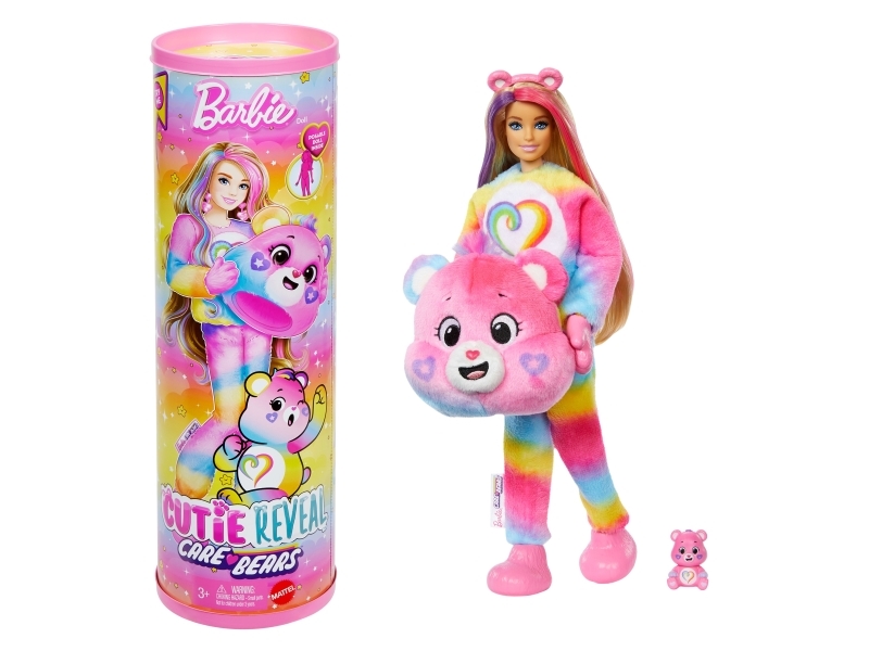 Barbie Cutie Reveal-dukke med 10 overraskelser og tilbehør