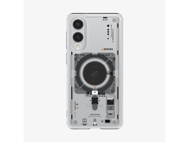 Spigen Ultra Hybrid Neo One (Magfit), Cover, Samsung, Galaxy S25 Edge, 17 Cm (6.7"), Transparent