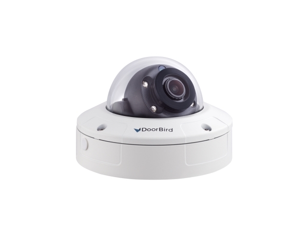 Doorbird Mini Dome Camera, Ip-Sikkerhedskamera, Indendørs & Udendørs, Kabel & Trådløs, Loft/Væg, Hvid, Kuppel