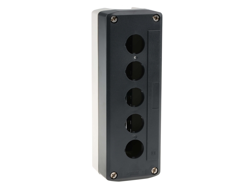 Schneider Electric Xald05 Leergehäuse 5 Installationspunkte Leer Dunkelgrau , Hellgrau 1 Stück