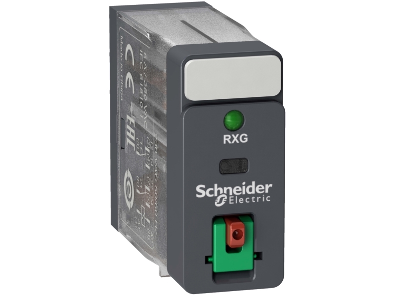 Alternativ bild 0 för Schneider Electric RXG22P7 Stikrelæ 230 V/AC 5 A 2 x omskifter 1 stk