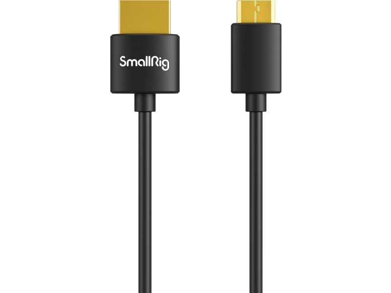 Smallrig 3041, 0,55 M, Hdmi Type C (Mini), Hdmi Type A (Standard), Sort