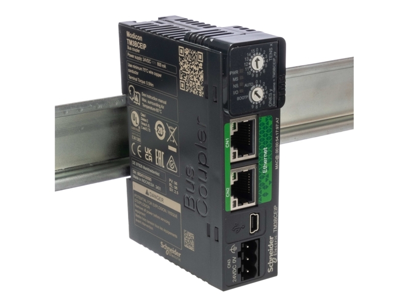 TM3BCEIP-buskopplingsmodulen används för distribuerade TM3 I/O-öar | Komponenter - Automatiseringsteknik - Signalteknik | GameStuff
