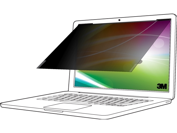 3M Bp170w1b, 43,2 Cm (17"), 16:10, Laptop, Rammeløst Display Privatlivsfilter, Refleksfri