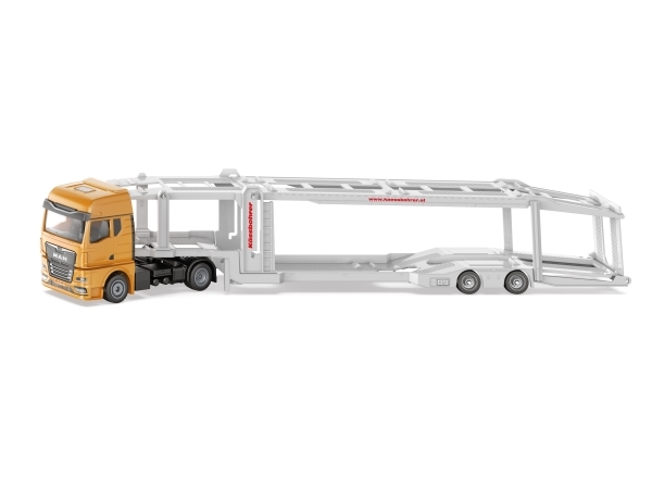 Siku MAN car transporter, Car transporter model, Formonterede, 1:50, Ethvert køn, Metal, Plast, 4 stk