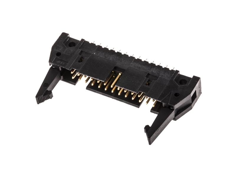 Te Connectivity Amp-Latch Series Straight Through Hole Pcb Header, 26 Contact(S), 2.54Mm Pitch, 2 Row(S), Shrouded