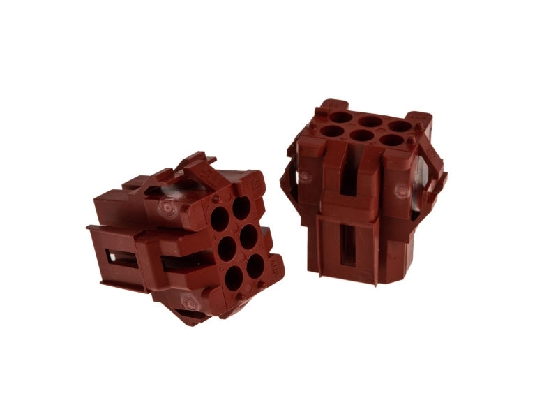 Te Connectivity Miniature Rectangular Ii Male Connector Housing, 4.19Mm Pitch, 6 Way, 3 Row
