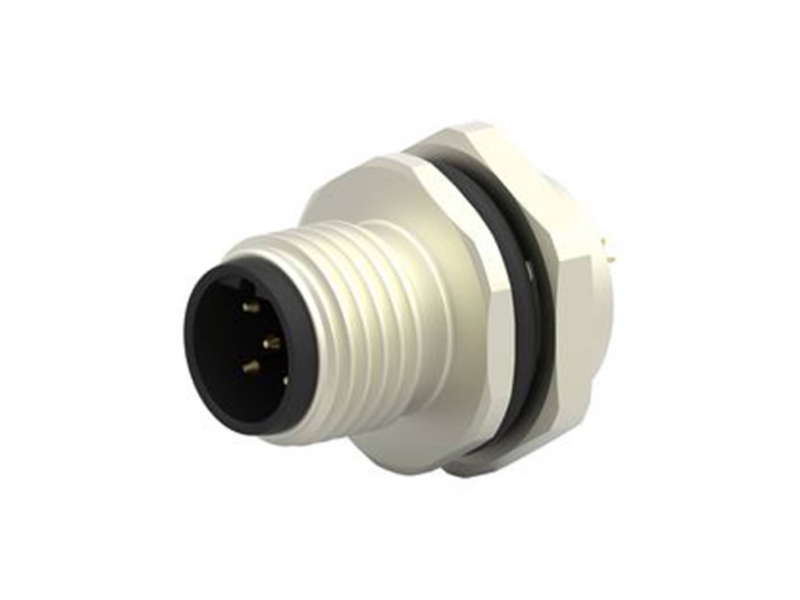 Te Connectivity Circular Connector, 5 Contacts, Rear Mount, M12 Connector, Socket, Male, Ip67, M12 Series