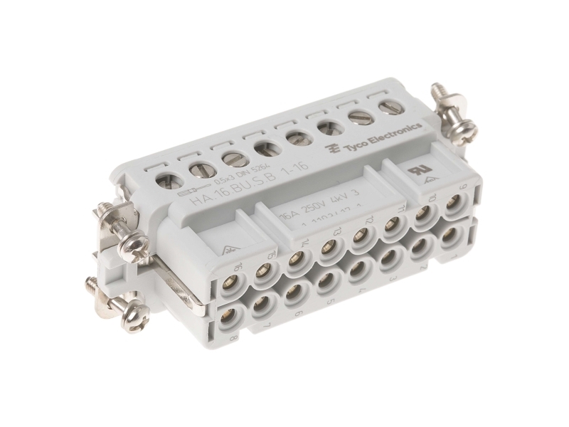 Te Connectivity Contact Insert, Female, Ha Series, 16 Contacts