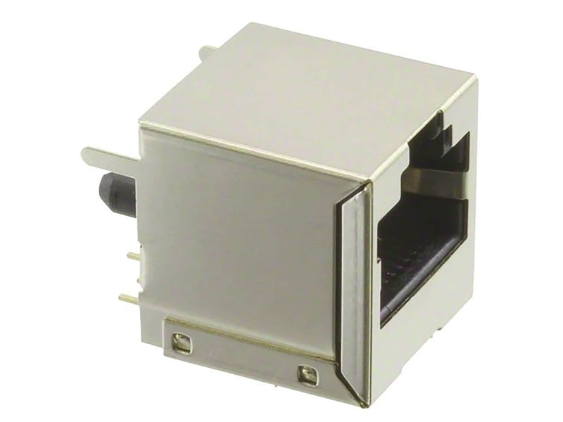 Te Connectivity 1734577 Series Female Rj45 Connector, Pcb Mount, Cat3 Straight 1 Port 8 -Way