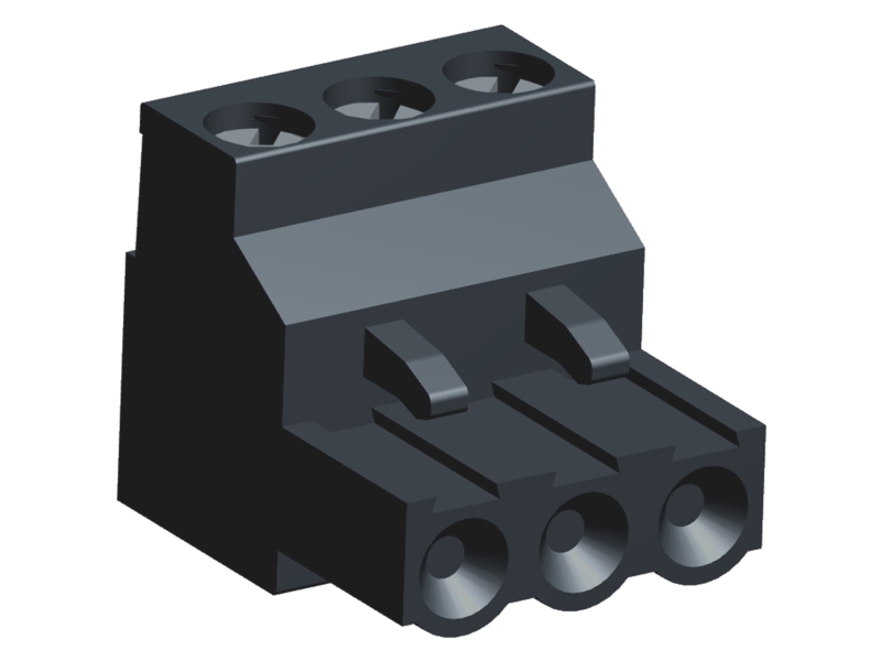 Te Connectivity 5.08Mm Pitch, Buchanan, 3 Way, Pluggable Terminal Block, Plug, Cable Mount, Screw Termination, 796635-3
