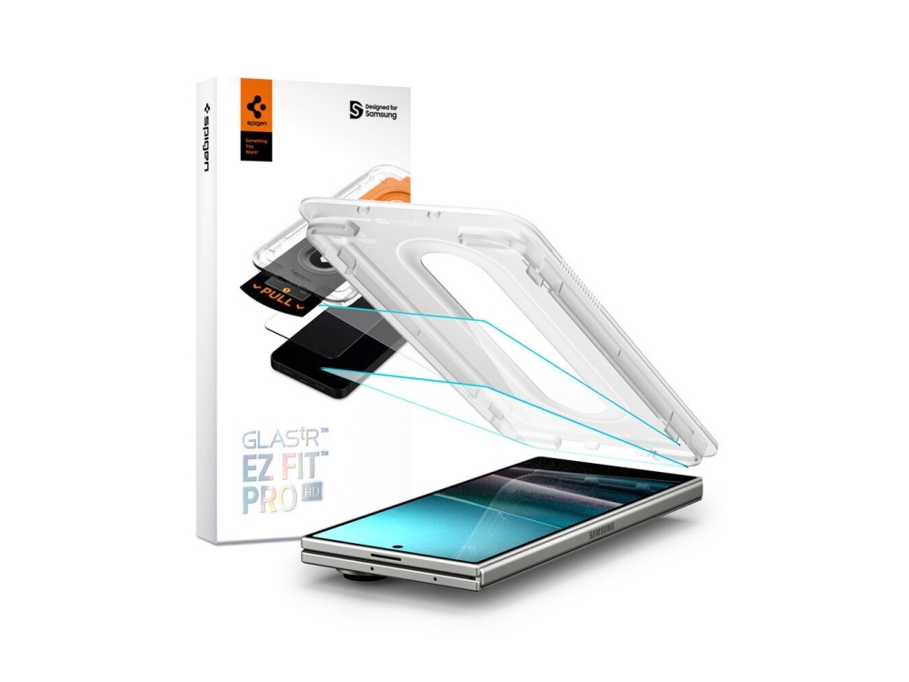 Spigen Glas.Tr Ez Fit Pro Hd, Samsung, Galaxy Z Fold 7, Transparent, 2 Stk