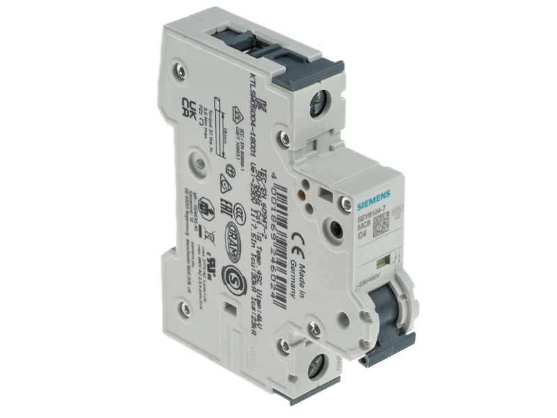 Automatsikring 230/400V 6kA 1P C 4A 70mm | EL Artiklar - Elcentral - Automatsäkringar | GameStuff