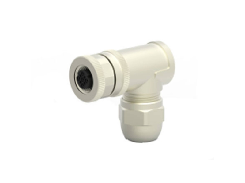 Te Connectivity Circular Connector, 4 Contacts, Cable Mount, M12 Connector, Socket, Female, Ip67, T411 Series